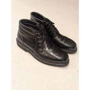 Red Wing 4472 Steel Toe Safety Black Leather Low Ankle Work Boots Men's 9 D USA
